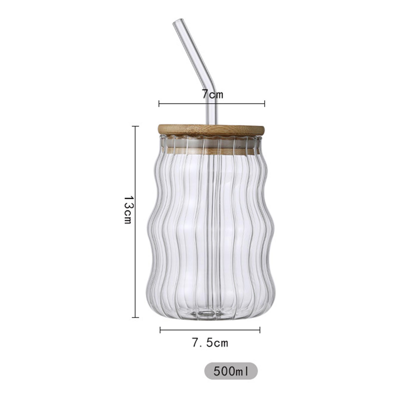 

Reusable Drinking Glasses Coffee Cups Drinking Glasses for Home Men Cocktail Travel Reusable Iced juice Cups with Straw Brush as described