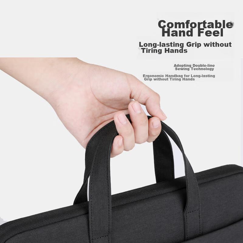 BRINCH Laptop Bag, 12/16 Inch, Business Lightweight Travel, Suitable for Xiaomi, Apple, Huawei Laptops