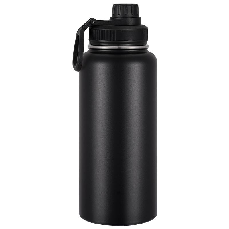 

Botella Térmica Termo De Acero Inoxidable Sin BPA 100% A Prueba De Fugas Aislamiento De Doble Pared para Agua Fría (24 Хоры) О Кальенте (12 Хор) 12 OZ чёрный