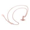 VIVIENNE WESTWOOD Classic Logo Pendant Necklace Women Necklace Brass 63020098-02G315