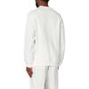 Emporio Armani Solid Color Long Sleeve Ribbed Sweatshirt Men tops White 3R1MDA-1JRIZ-0101