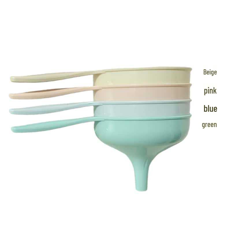 Large-Caliber Multi-Purpose Funnel with Handle for Liquid Dispensing