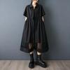 Short Sleeve Plus Size Vintage New In Dresses for Women Casual Loose Long Summer Dress
