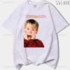 Merry Christmas Movie Home Alone Childrens Man Printed Tshirt Woman Cotton Tshirt Adult Daily Clothing Holiday Gifts Tops