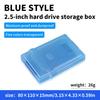 2,5-Zoll Festplatten-Aufbewahrungsbox, Geeignet für IDE/SATA Solid State Drives/Mechanische Laufwerke Schutz, Staubdicht Kratzfest