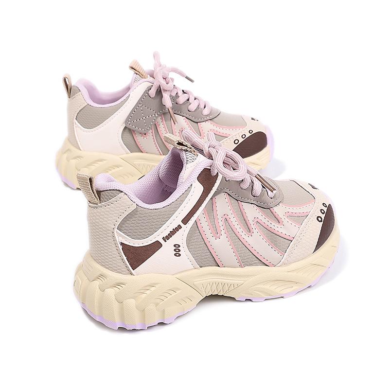 2026 Lightweight Kids' Running Shoes - Soft Sole, Double Mesh, Unisex for Boys and Girls, Spring/Autumn Sports Sneakers