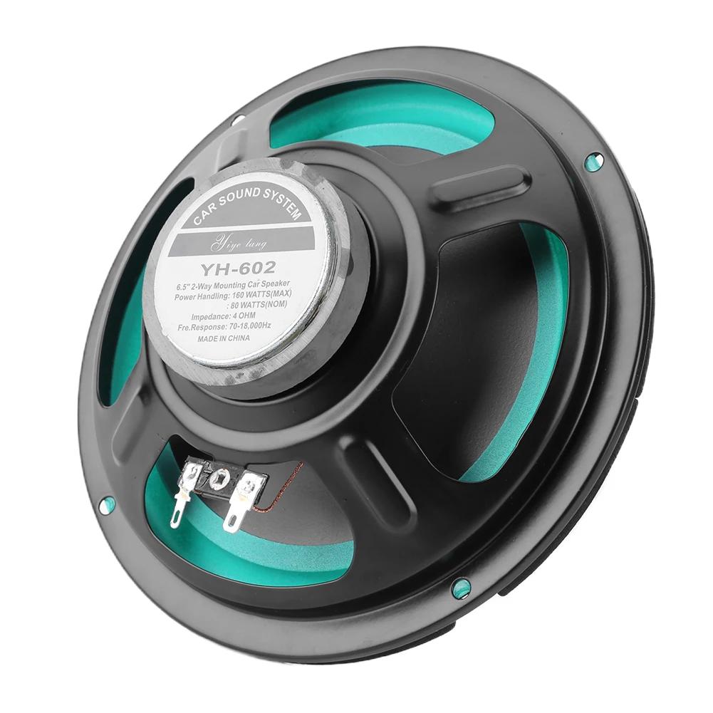 Alto-falante Coaxial HiFi Universal para Carro de 4/5/6 Polegadas 100W/160W Subwoofer Alto-falante de Faixa Completa 92dB Subwoofer Estéreo para Carro