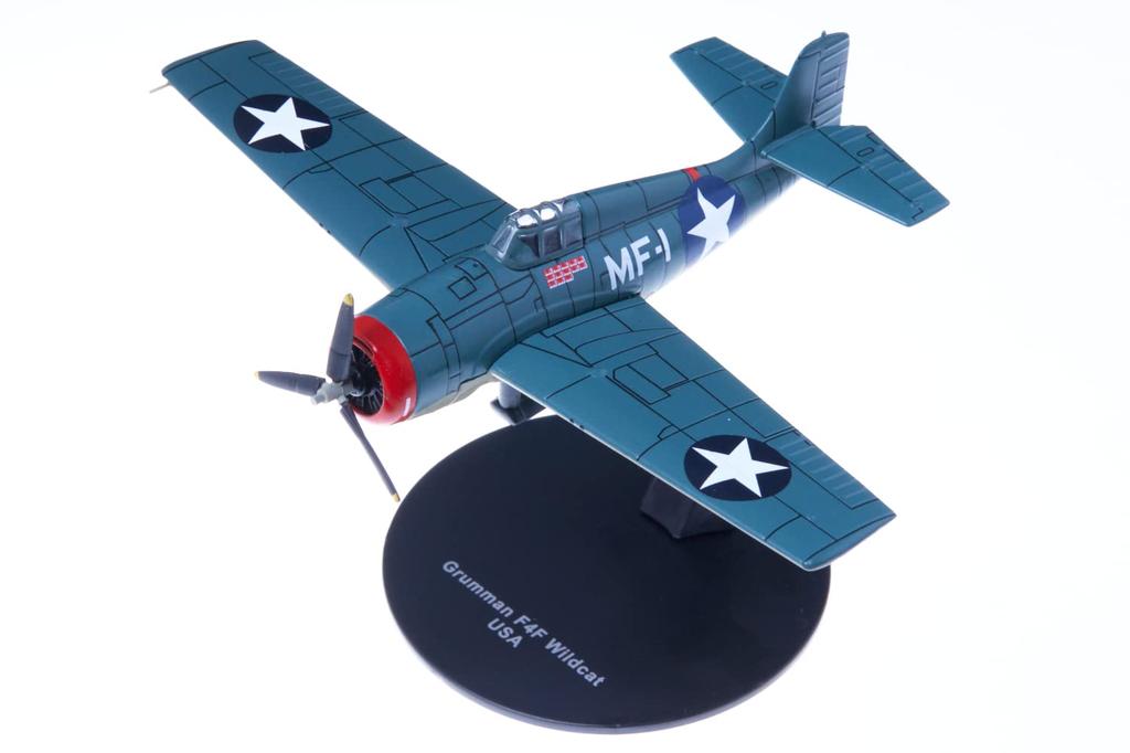 scale Navy Grumman Wildcat F4F 1942 aircraft model kit 1/72 U.S.