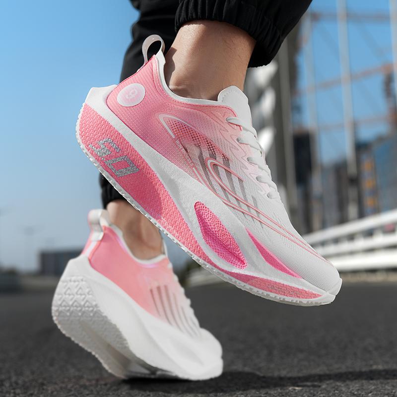 2026 Nuove Scarpe da Corsa Antiscivolo con Suola Morbida e Suono di Frizione per Uomo, Ammortizzanti Reattive Casual con Piastra in Carbonio Scarpe Sportive alla Moda