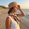 Classic Straw Beret Hat Elegant Fedora Hat Fashion Sun Hat  Summer Wear