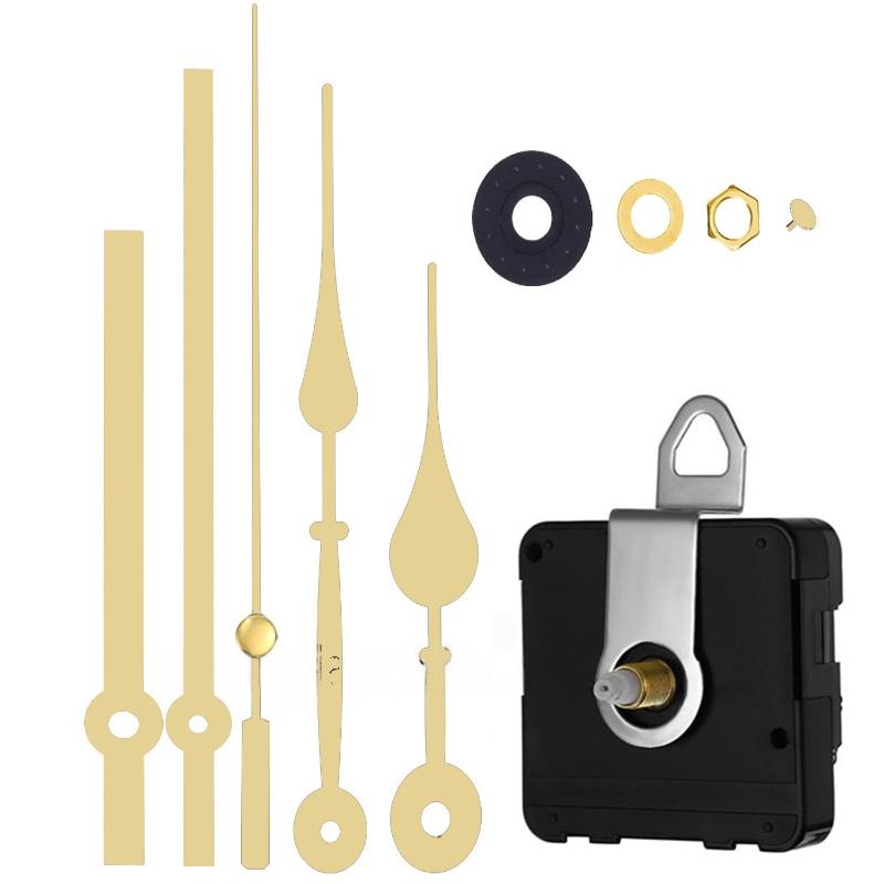 1 Set Klokwerk Tafel Hangend Doe-het-zelf Horloge Reparatie Onderdelen Klok Mechanisme Stille Kwarts Uurwerk Machine Wand Klok Wijzers Wijzer Kit