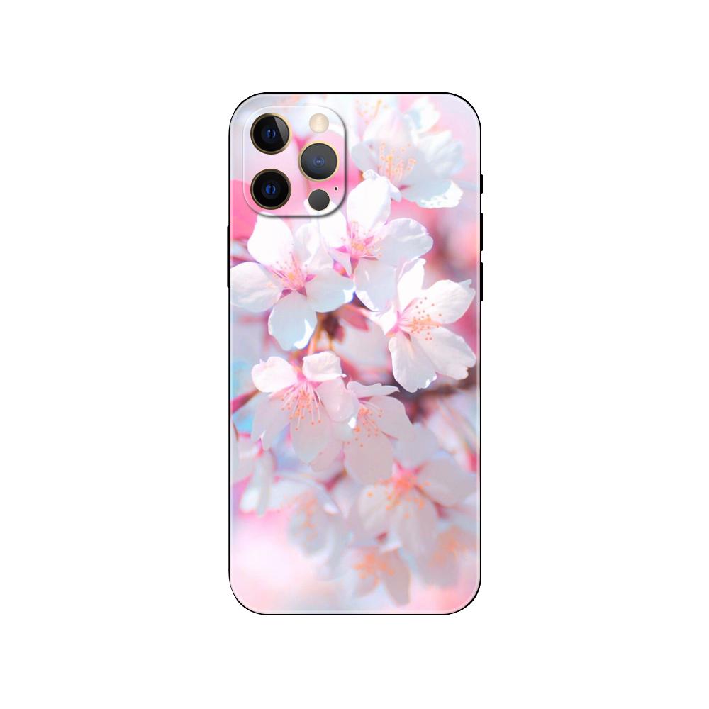 Red Butterfly On Roses Flower Phone Case for Iphone 2020se 6 6s 7 8 Plus X 10 XR XS 11 12 13 Mini Pro MAX Black Tpu Back Cover