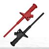 2pcs Test Grabbers Probe Quick Test Hook Clip Flexible Testing Probe with 4mm Banana Socket for Electronic Testing