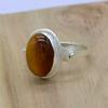Pierścionek z kamieniem tygrysie oko, Srebro 925, Ręcznie robiony prezent dla niej, Wyjątkowy prezent na Dzień Matki dla mamy