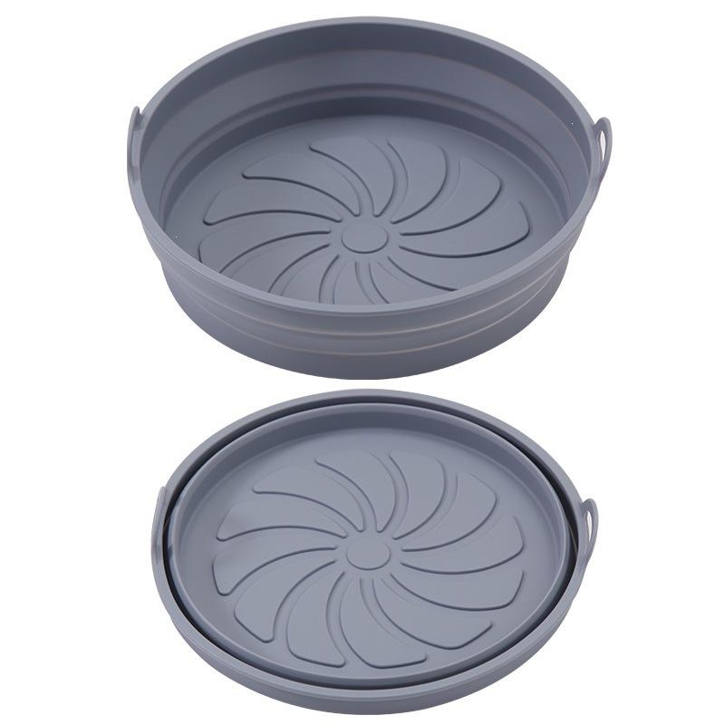 Foldable Silicone Baking Pan & Mat - Round/Square, Universal for Air Fryer/Oven, Food Grade