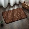 HOMZY Bathroom Bathtub Water Absorption Non-slip Floor Rug Bath Mat Doormat Cobblestone Embossed Washable Carpets