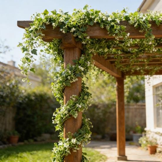 Artificial Baby's Breath Garland Real Touch Faux Gypsophila Vine Fake Hanging Greenery Garland