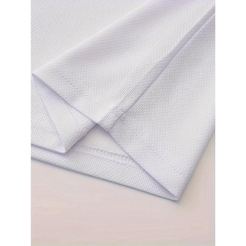 European sizes Men's White Crew Neck T-Shirt with Bold Black "IT IS WHAT IT IS" Print - Moisture-Wicking Quick-Dry Fabric