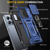 For Xiaomi 14T Pro Case Kickstand Slide Lens Lid PC + TPU Drop-Proof Phone Cover