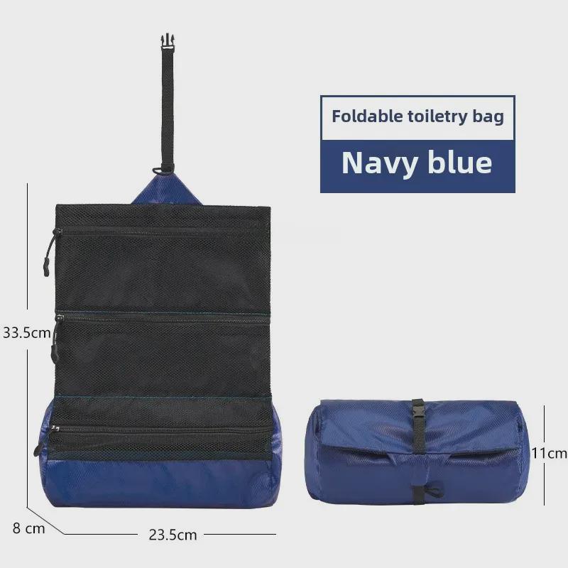 Top Men's Waterproof Travel Toiletry Bag – Portable, Foldable for Camping & Business Trips