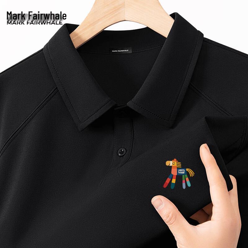

Mark Fairwhale Men s 2026 Summer Short Sleeve Quick-Dry Polo T-Shirt M