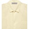 Fear of God Essentials SS Nylon Short-Sleeve Shirt With Allover Logo Print Unisex Tops Canary-Yellow FOG-FW22-656