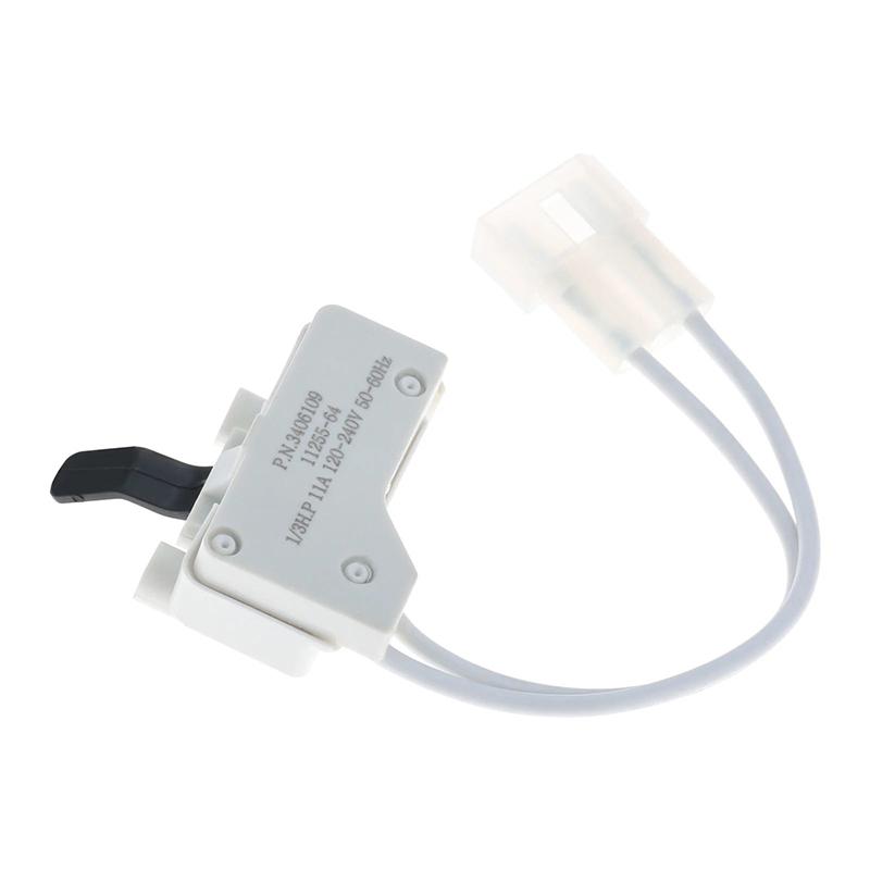3406109 Plastový spínač dveří sušičky Vhodný pro Sears Maytag Sušička Nahrazuje 3405100 3405101 Ps11741701 Wp3406107Vp