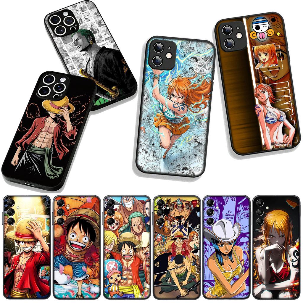 For Samsung Galaxy A36 A17 A26 A07 A35 A54 A53 A13 A33 A34 S8 S9 S20 S21 FE S10 Plus Case Nami Roronoa Zoro One Pieces Luffy
