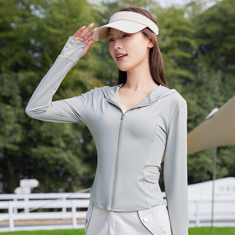 Women's Ultra-Light UPF50+ Sun Protective Slimming Yoga Jacket (Ice Silk, Breathable, Anti-UV, 2025 Edition)