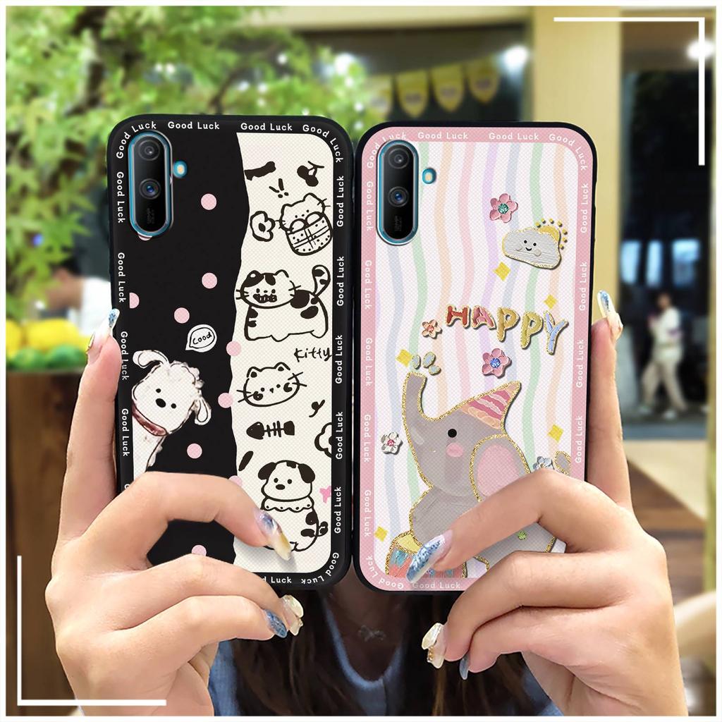 Anti-knock Graffiti Phone Case For OPPO Realme C3/C3i/Narz N10A Silicone Soft case Waterproof Cute Back Cover Shockproof