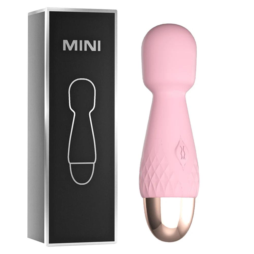 Mini Dildo &AV Vibrator Set for Women – Dual Stimulation Clitoral/G-Spot & Anal Massager | Rechargeable Magic Wand Adult Sex Toy
