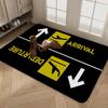 Arrival And Departure Flight Airport Floor Mat Rectangle Anti-slip Home Soft Badmat Front Door Outdoor Mat Welcome Doormat