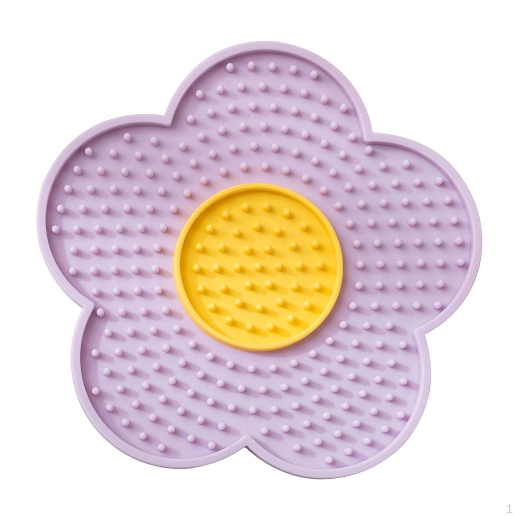 Dog And Cat Lick Mat with Suction Cups, Puppy Bowl, Peanut Butter Pad, Mat, Slow Feeder for