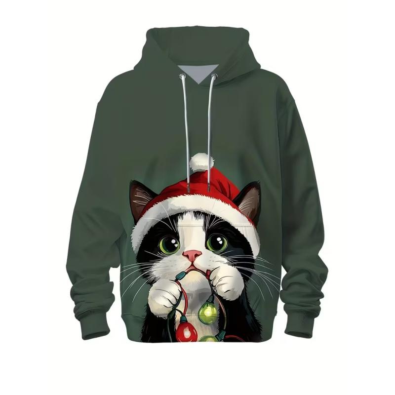Herren trendiges Kapuzensweatshirt, vielseitig und bequem