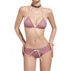1111 swimsuit female cute girl retro polka dot pure desire sexy hottie bikini three-piece swimsuit