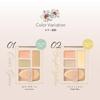 MilleFee Secret Concealer Palette (01 Cover Green) - For warm undertones, redness, and dark circles. MilleFee Cosmetics.