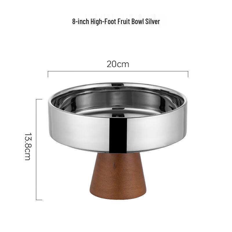 Nordic Ceramic High-Foot Fruit & Cake Plate