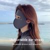 Máscara de proteção solar Traceless Women Destacável Facekini Ice Silk Anti-Ultravioleta Verão Respirável Capa Fina Rosto Inteiro
