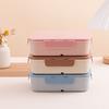 Leak-Proof Bento Lunch Box Plastic Lunchable Snack Containers  School Kids Office Worker