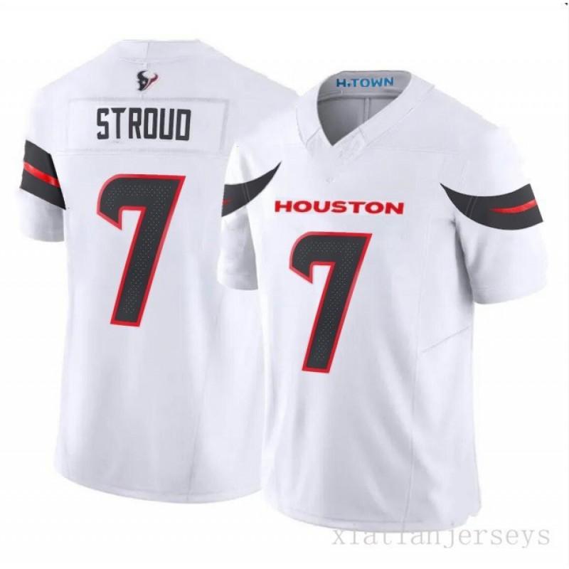 Retro Houston Texans Football Jersey - Stroud 7 3 24 51 12 Mens Sports Uniform