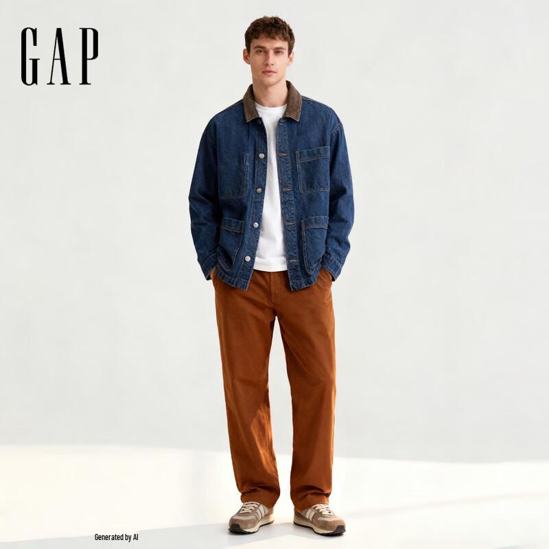 Gap Men's 2025 Autumn Cotton Workwear Jacket