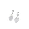 2025 Stylish Geometric Rhombus Stud Earrings - Niche Color Block Design for Versatile Commute Fashion