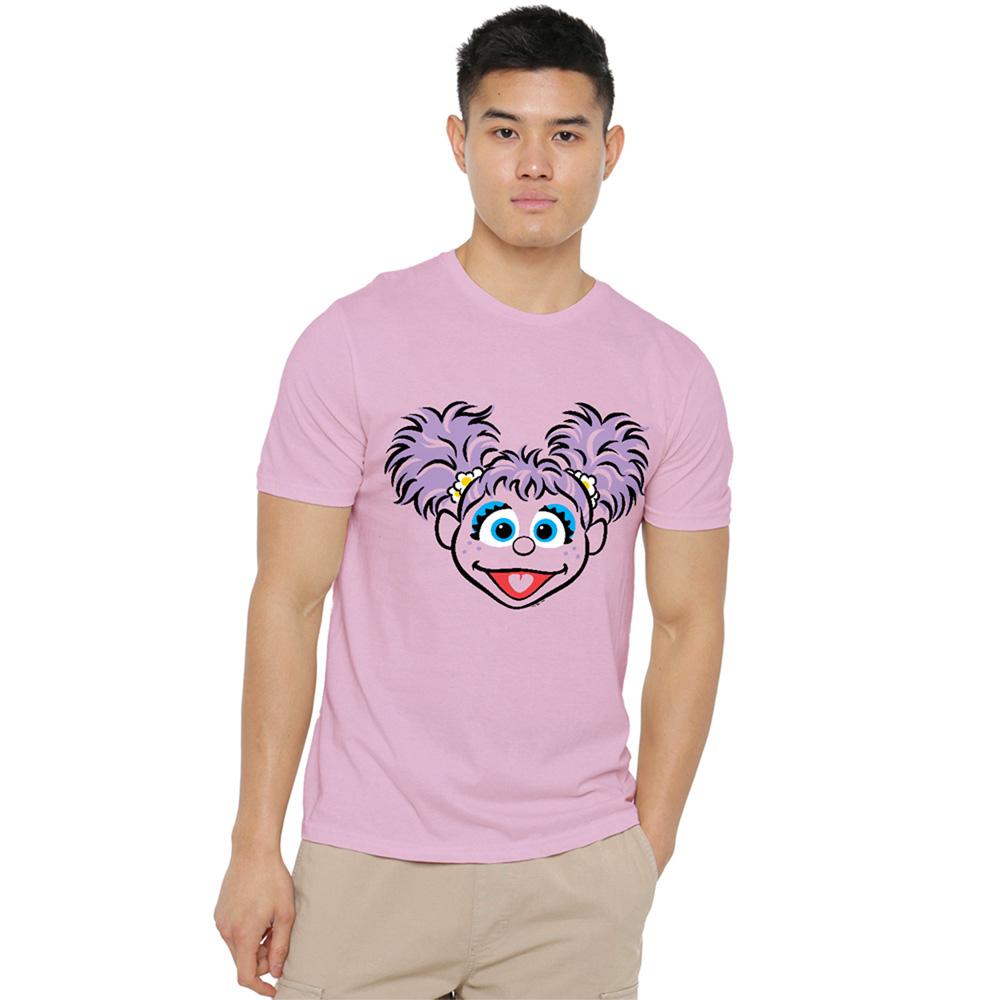 Sesame Street Unisex Adult Abby Cadabby Face T-Shirt
