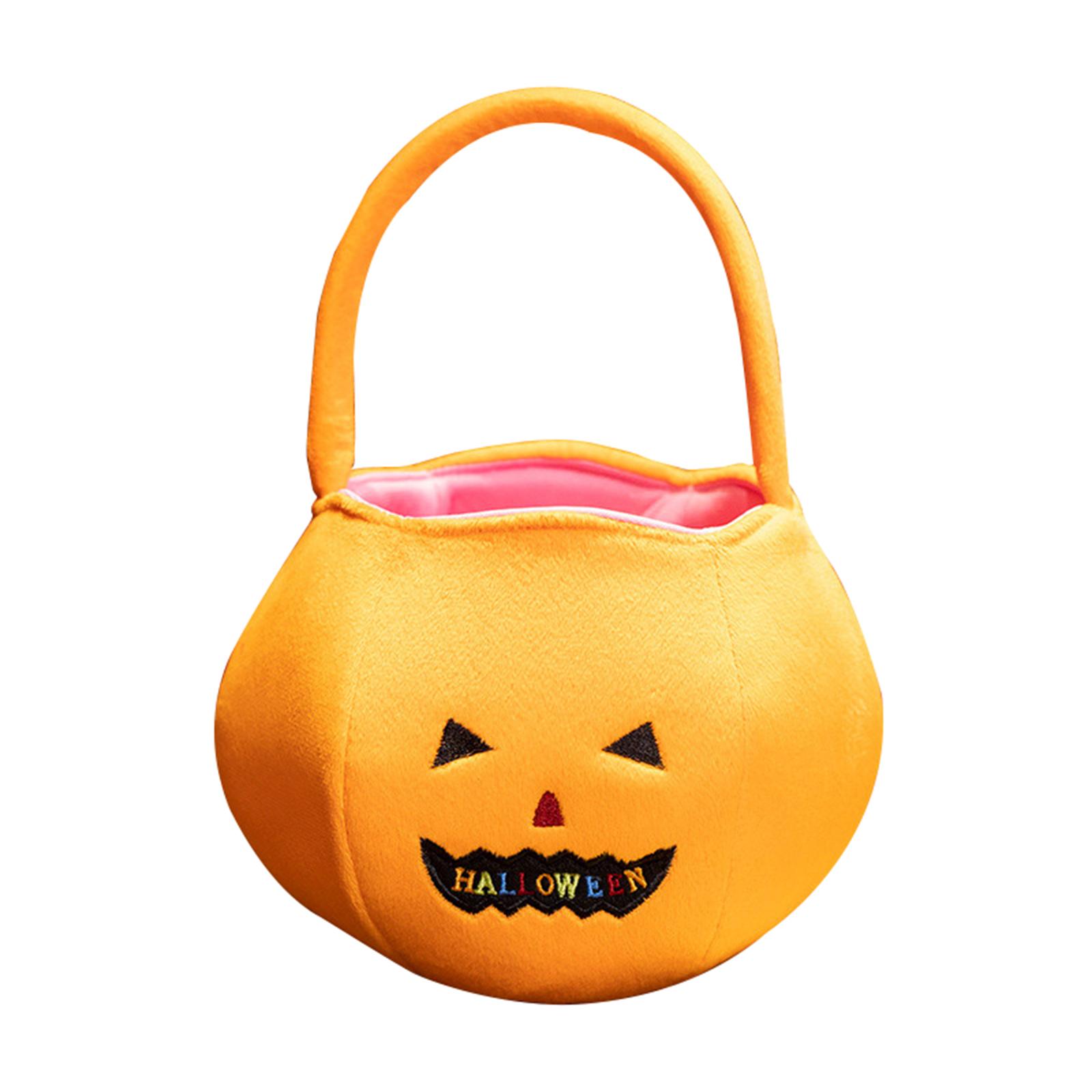 

Personalized Plush Halloween Candy Bags For Kids And Parties One Size оранжевый