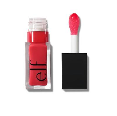 E.l.f. Glow Reviver Lip Oil, Nourishing Tinted Lip Oil For A High-shine Finish, Infused With Jojoba Oil, Vegan & Cruelty-free, Red Delicious