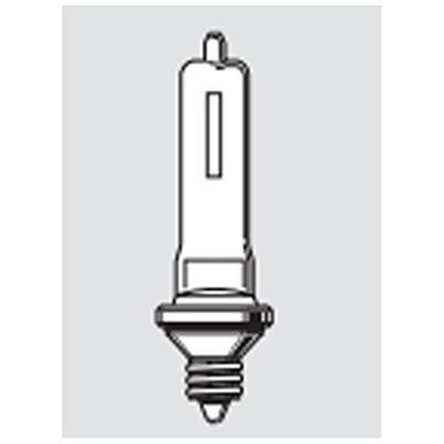 Mini Halogen Light Bulb for 250W E11 Insulator 24mm JD110V250WPE2 110V, Type, Base, Diameter