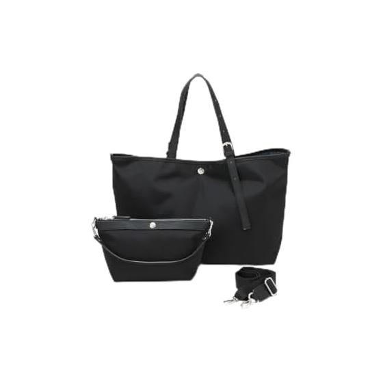 

[Breath TOPKAPI] Water repellent 2way A4 tote bag/mini pouch set (black)