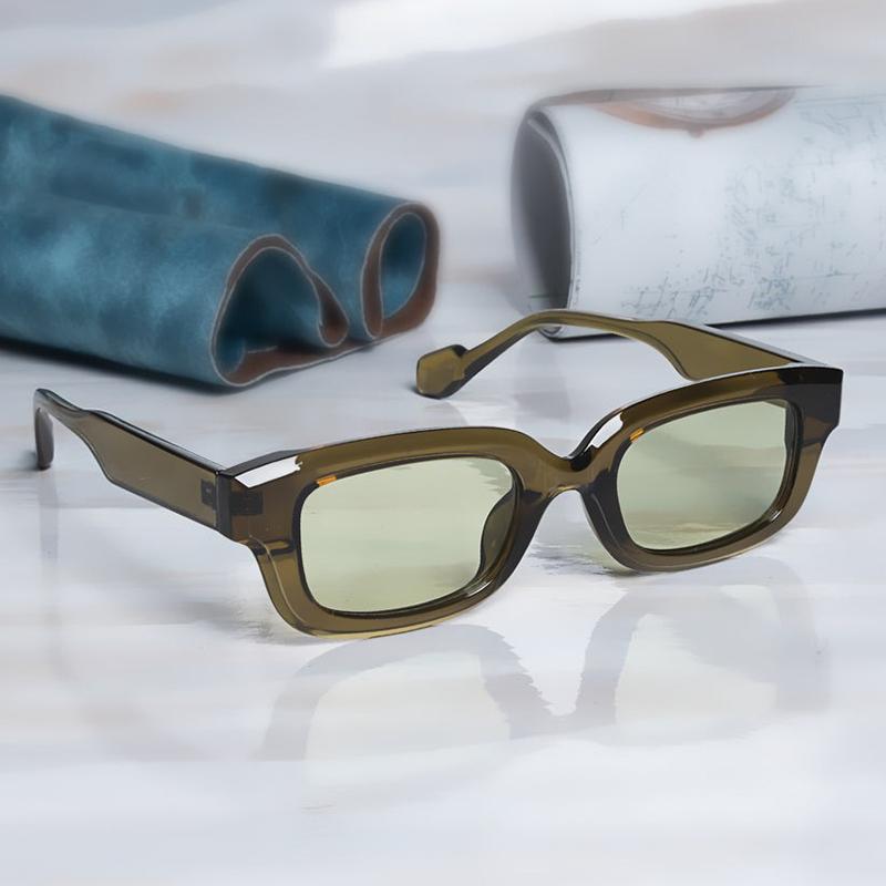 Square Vintage Sunglasses Women Men Brand Designer Rectangle Sun Glasses Male Female Fashion Driving Shades Retro