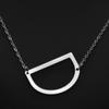 Kvinne 26 engelske bokstaver Ornament Ripple Chain Personlig brevkjede