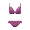 AMOSTYLE Dream Wireless Bra Panty Dream M022 Size F70M Bra, & Set, Daylily, (Purple),